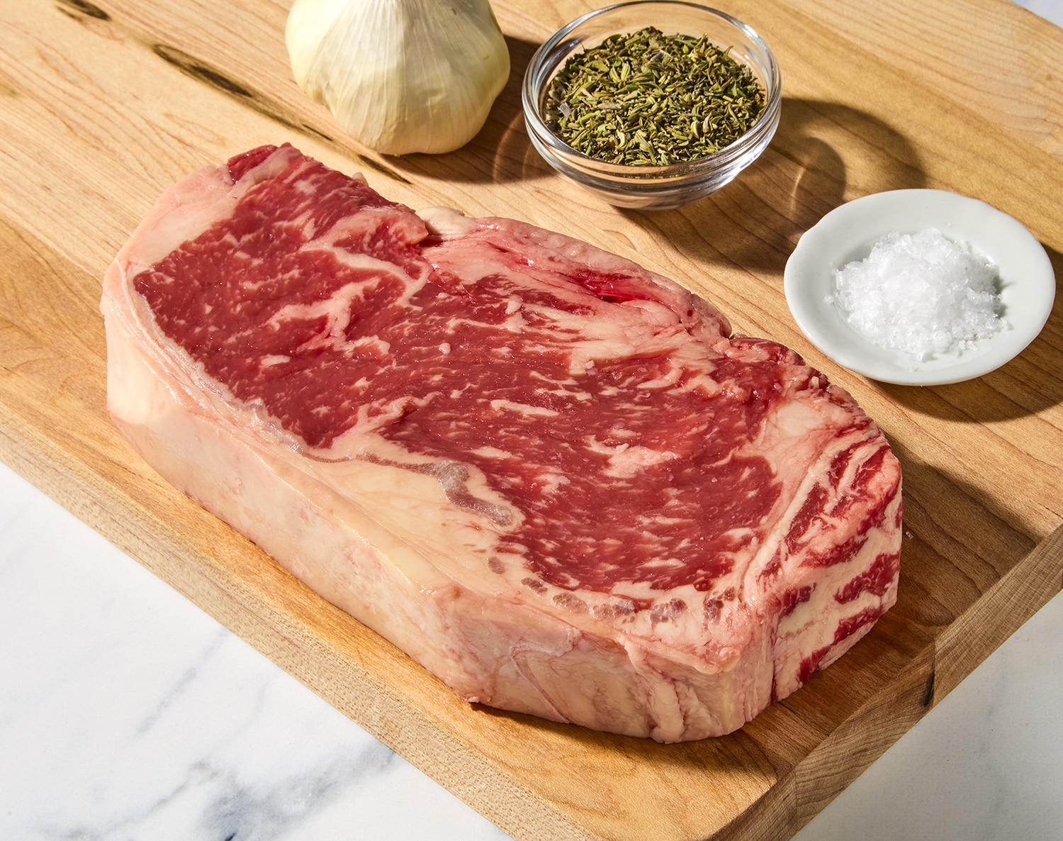 Angus RWA NY Strip Steak, Boneless, image 2 of 2 slides